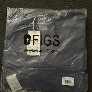 Figs Casma scrub top Space Navy